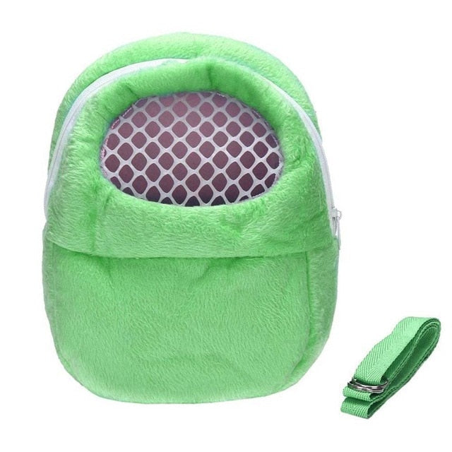 New High Quality Small Pet Bag Carrier Rabbit Cage Hamster Chinchilla  Travel Warm Bags Guinea Pig Carry Pouch Bag Breathable